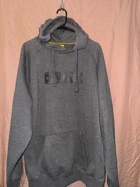 DEWALT Men's Gray Performance Hoodie - Pullover Work Jacket